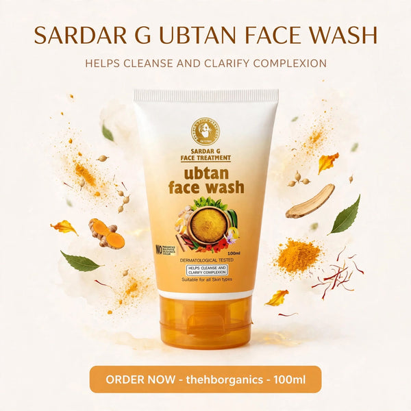 SARDAR G UBTAN FACE WASH - GLOW & CLEAR