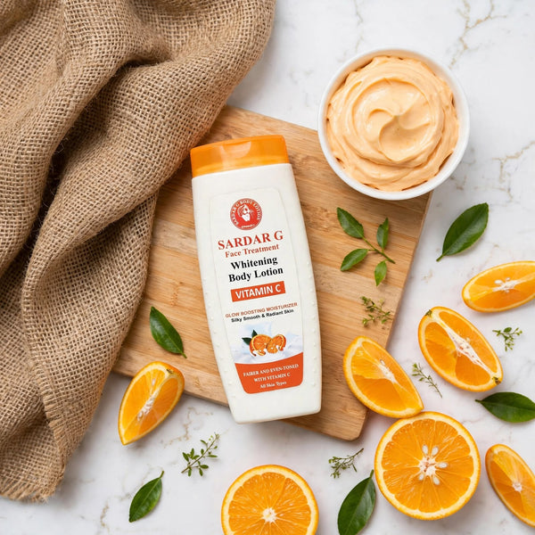 Sardar G Vitamin C Body Lotion - Deep Nourishment & Skin Brightening
