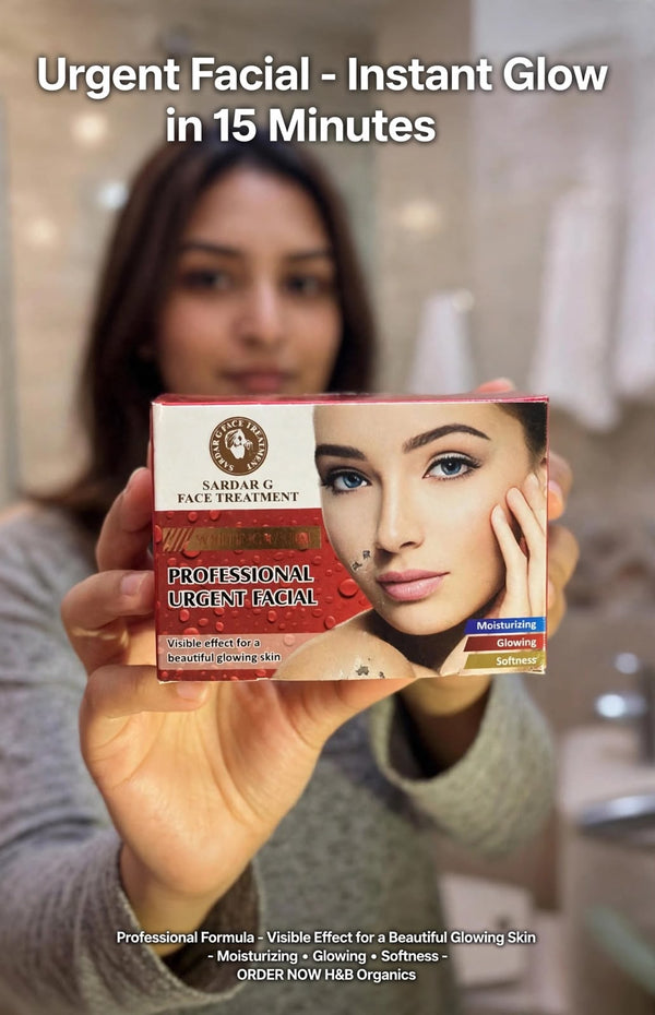 Sardar G Urgent Facial - Instant Glow & Skin Polishing Formula